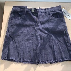 Navy blue Corduroy skirt!